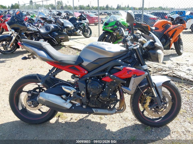Aukcja sprzedaży 2014 Triumph Motorcycle Street Triple R, vin: SMTL03NEXET629923, numer aukcji: 30095603