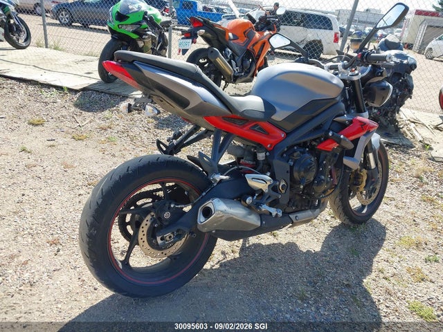 Aukcja sprzedaży 2014 Triumph Motorcycle Street Triple R, vin: SMTL03NEXET629923, numer aukcji: 30095603