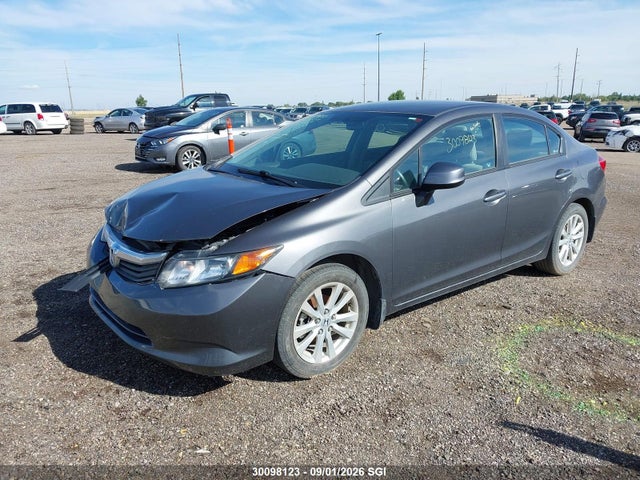 30098123 :رقم المزاد ، 2HGFB2F44CH056549 vin ، 2012 Honda Civic Lx مزاد بيع