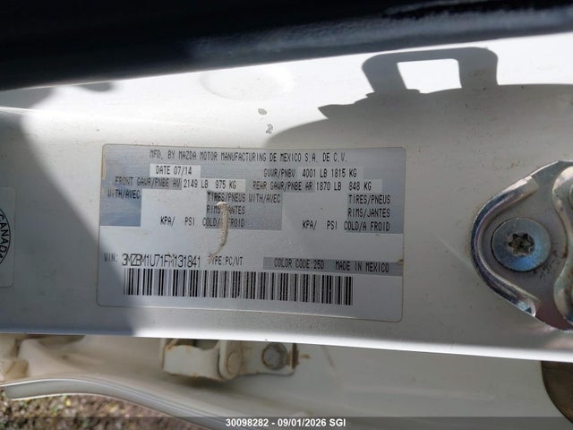Mazda 3 SPORT 2015 3MZBM1U71FM131841 Image 9