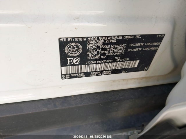 2T3DWRFVXSW254241 Toyota Rav4 Limited