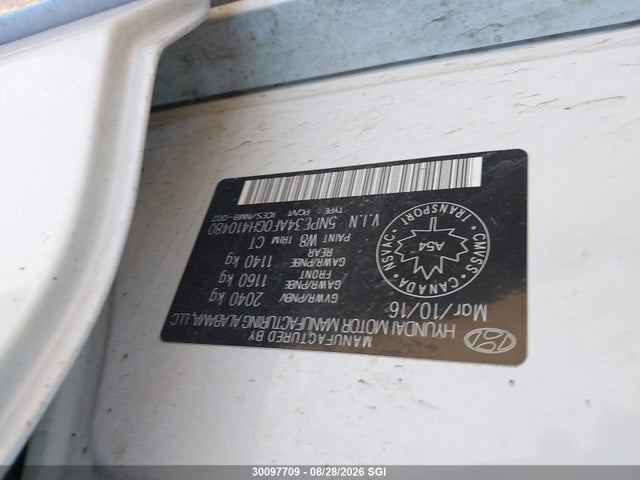 5NPE34AF0GH410480 Hyundai Sonata Sport/limited