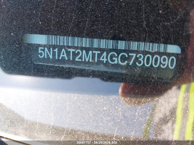 5N1AT2MT4GC730090 Nissan Rogue S/sl/sv