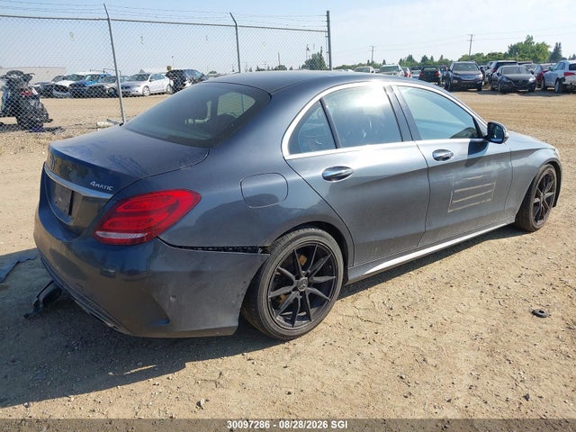30097286 :رقم المزاد ، 55SWF4KB8GU100856 vin ، 2016 Mercedes-benz C 300 4matic مزاد بيع
