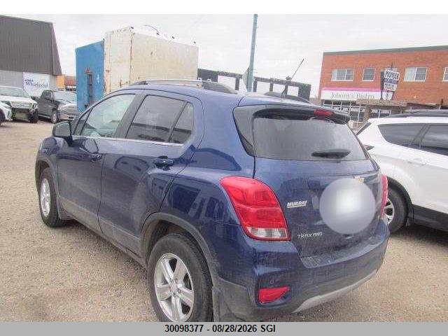 2017 Chevrolet Trax Lt მანქანა იყიდება აუქციონზე, vin: 3GNCJPSB1HL141134, აუქციონის ნომერი: 30098377