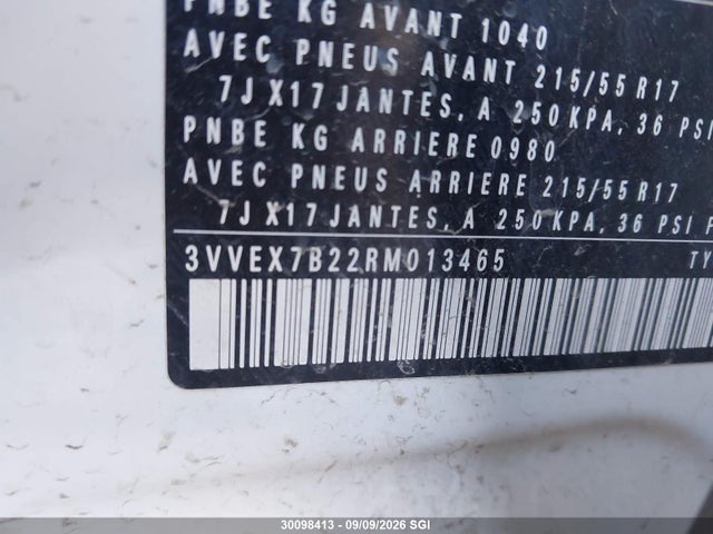 Продажа на аукционе авто 2024 Volkswagen Taos Se, vin: 3VVEX7B22RM013465, номер лота: 30098413