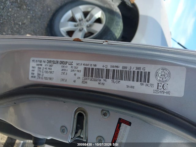 Продаж на аукціоні авто 2013 Ram 1500 St, vin: 1C6RR7FG8DS660704, номер лоту: 30098430