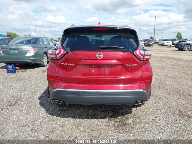30098468 :رقم المزاد ، 5N1AZ2MH2GN123037 vin ، 2016 Nissan Murano S/sl/sv/platinum مزاد بيع