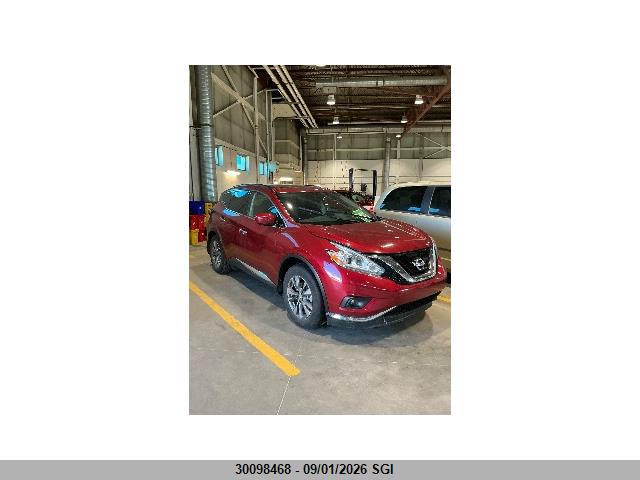 30098468 :رقم المزاد ، 5N1AZ2MH2GN123037 vin ، 2016 Nissan Murano S/sl/sv/platinum مزاد بيع