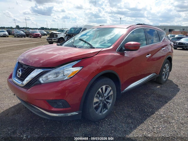 30098468 :رقم المزاد ، 5N1AZ2MH2GN123037 vin ، 2016 Nissan Murano S/sl/sv/platinum مزاد بيع