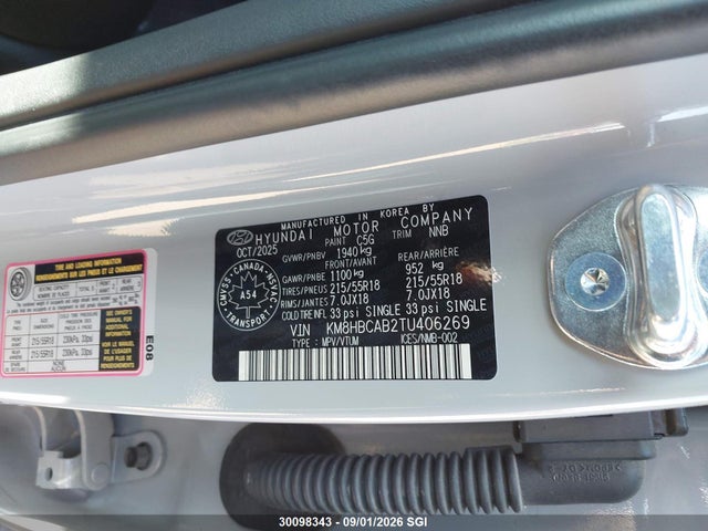 Hyundai Kona Preferred 2026 KM8HBCAB2TU406269 Image 9