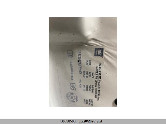 30098503 :رقم المزاد ، 1G1ZT51836F139490 vin ، 2006 Chevrolet Malibu Lt مزاد بيع