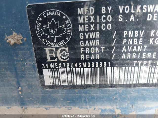Volkswagen JETTA SE 2025 3VWEX7BU4SM088381 Image 9
