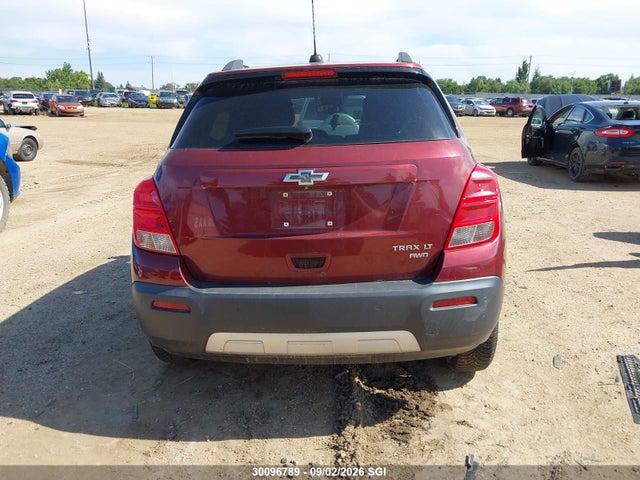 2015 Chevrolet Trax 1lt მანქანა იყიდება აუქციონზე, vin: 3GNCJRSB4FL123056, აუქციონის ნომერი: 30096789