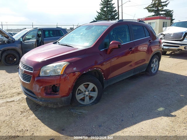 2015 Chevrolet Trax 1lt მანქანა იყიდება აუქციონზე, vin: 3GNCJRSB4FL123056, აუქციონის ნომერი: 30096789