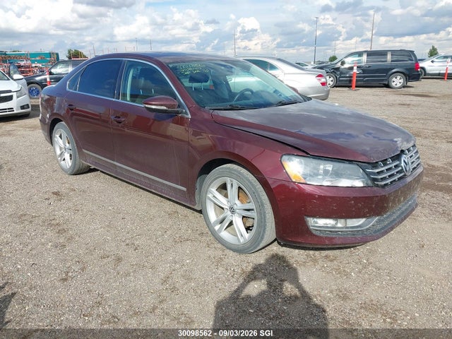 Aukcja sprzedaży 2012 Volkswagen Passat Sel, vin: 1VWCN7A32CC084967, numer aukcji: 30098562