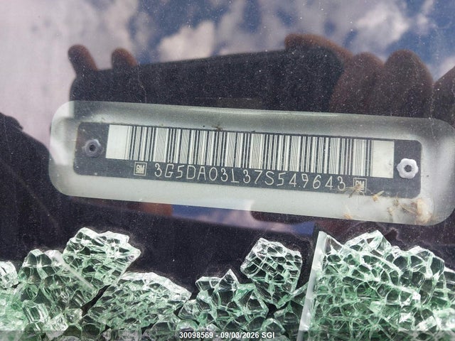 30098569 :رقم المزاد ، 3G5DA03L37S549643 vin ، 2007 Buick Rendezvous Cx/cxl مزاد بيع