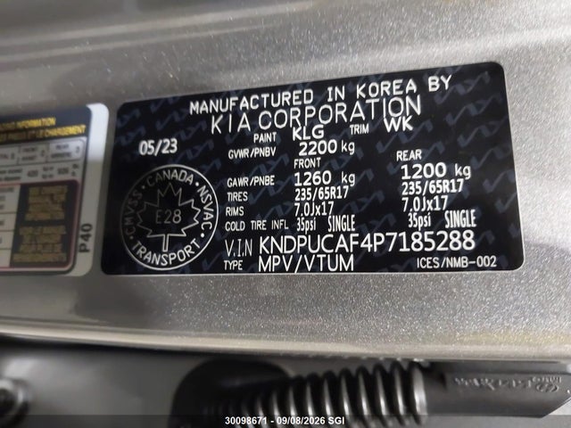 KIA Sportage Lx 2023 KNDPUCAF4P7185288 Image 9