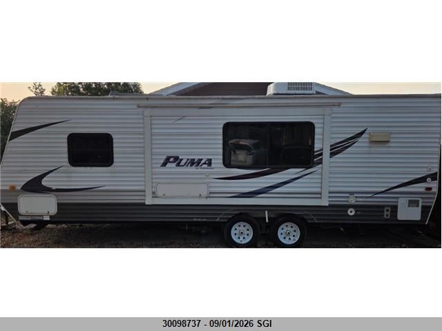 2010 Palomino Puma 25rkss მანქანა იყიდება აუქციონზე, vin: 4X4TPUA28AP026283, აუქციონის ნომერი: 30098737