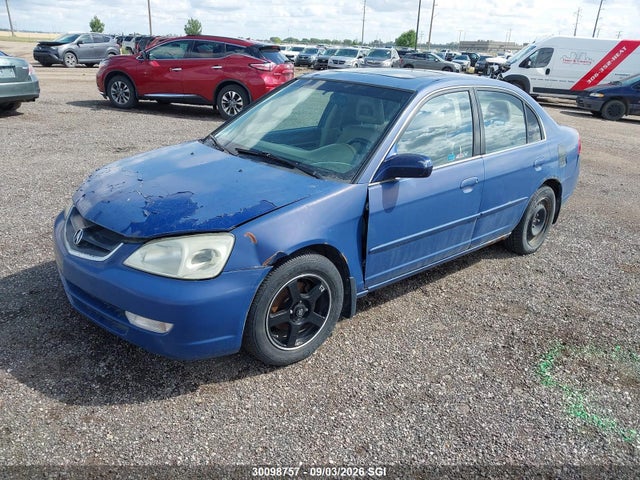 30098757 :رقم المزاد ، 2HHES36823H002635 vin ، 2003 Acura 1.7el Premium مزاد بيع