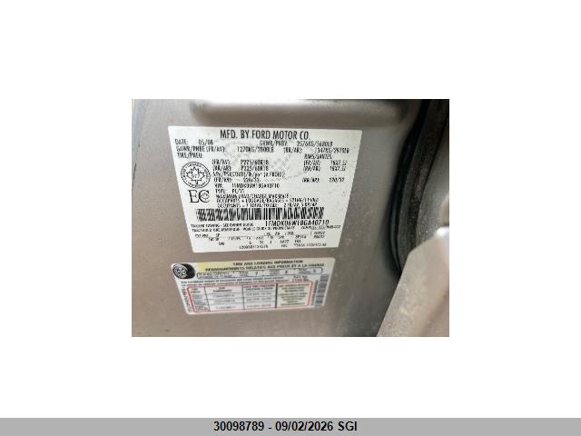 Продажа на аукционе авто 2008 Ford Taurus X Limited, vin: 1FMDK06W18GA40710, номер лота: 30098789