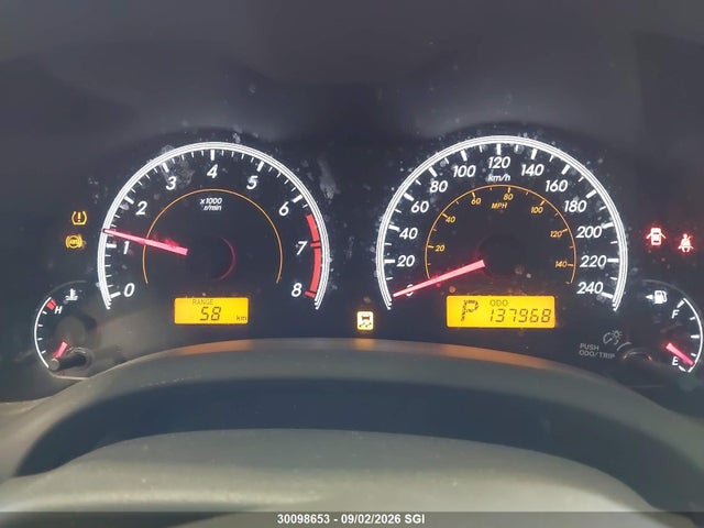 30098653 :رقم المزاد ، 2T1BU4EE4AC370349 vin ، 2010 Toyota Corolla S/le/xle مزاد بيع