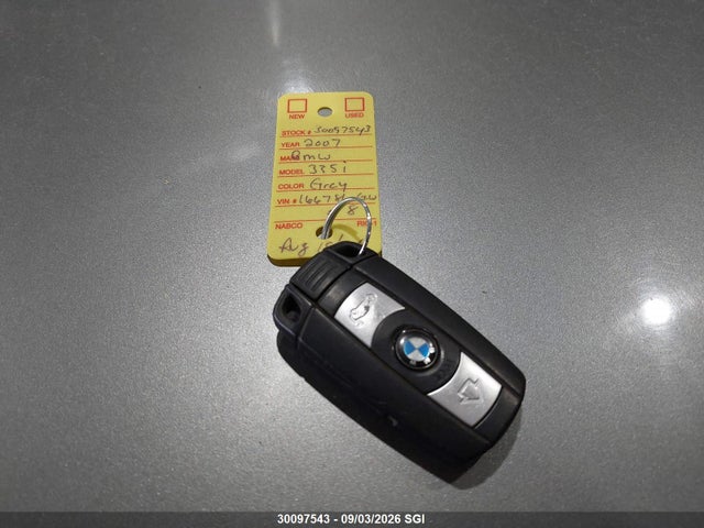 Продаж на аукціоні авто 2007 Bmw 335 I, vin: WBAWB73557PV80588, номер лоту: 30097543
