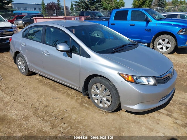 2012 Honda Civic Lx მანქანა იყიდება აუქციონზე, vin: 2HGFB2F42CH059580, აუქციონის ნომერი: 30098836