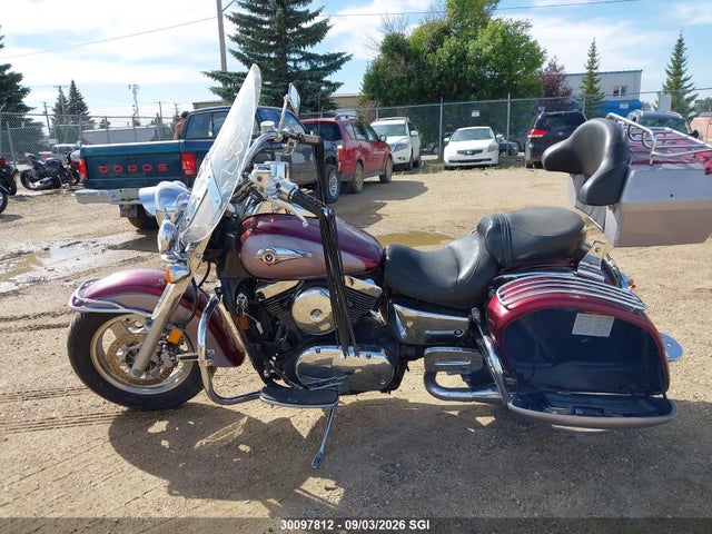 2001 Kawasaki Vn1500 L მანქანა იყიდება აუქციონზე, vin: JKBVNAL191A008892, აუქციონის ნომერი: 30097812
