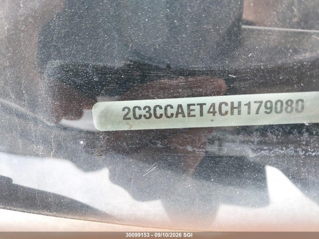 2012 Chrysler 300c მანქანა იყიდება აუქციონზე, vin: 2C3CCAET4CH179080, აუქციონის ნომერი: 30099153