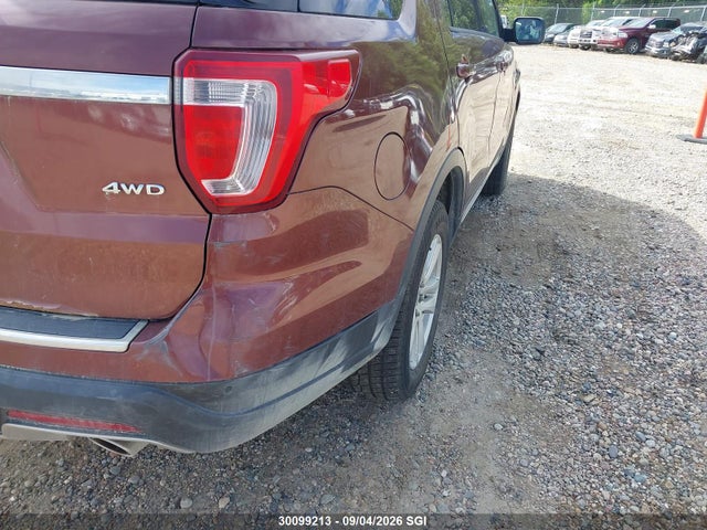 Auction sale of the 2018 Ford Explorer Xlt, vin: 1FM5K8D87JGA92257, lot number: 30099213
