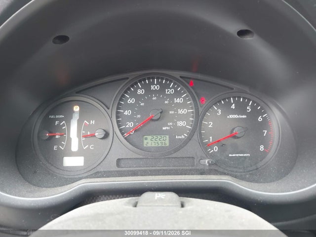 30099418 :رقم المزاد ، JF1GD61687H520506 vin ، 2007 Subaru Impreza 2.5i مزاد بيع
