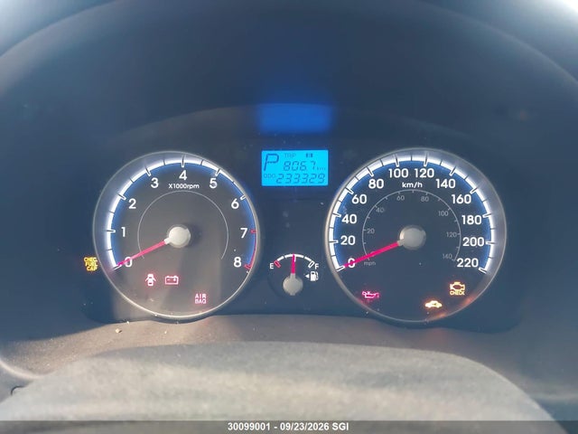 2011 Hyundai Accent Se მანქანა იყიდება აუქციონზე, vin: KMHCN3BC9BU193294, აუქციონის ნომერი: 30099001