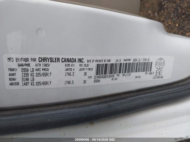 2C4RRGAG8ER182495 RAM Tradesman