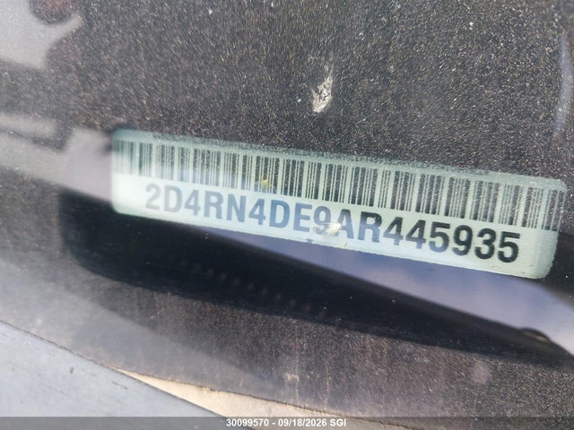 2010 Dodge Grand Caravan Se მანქანა იყიდება აუქციონზე, vin: 2D4RN4DE9AR445935, აუქციონის ნომერი: 30099570