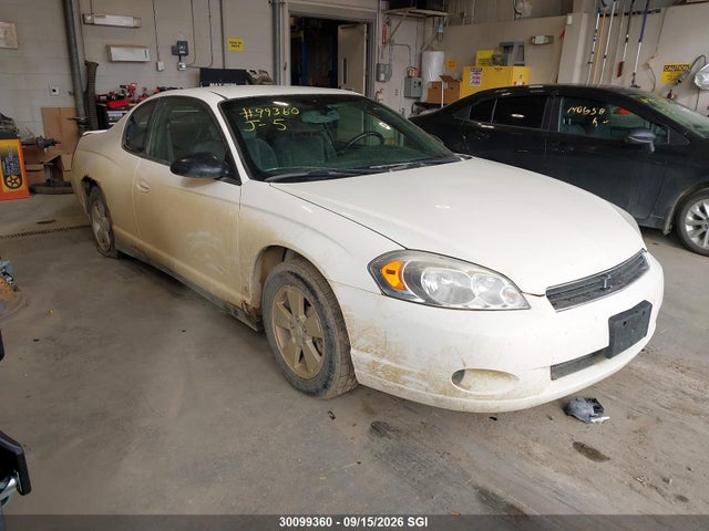 Aukcja sprzedaży 2007 Chevrolet Monte Carlo Ls, vin: 2G1WJ15N679274510, numer aukcji: 30099360