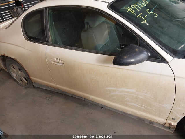 Aukcja sprzedaży 2007 Chevrolet Monte Carlo Ls, vin: 2G1WJ15N679274510, numer aukcji: 30099360