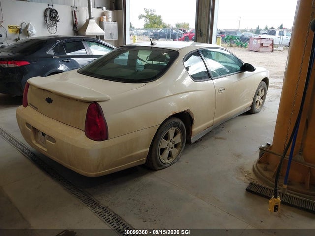 Aukcja sprzedaży 2007 Chevrolet Monte Carlo Ls, vin: 2G1WJ15N679274510, numer aukcji: 30099360