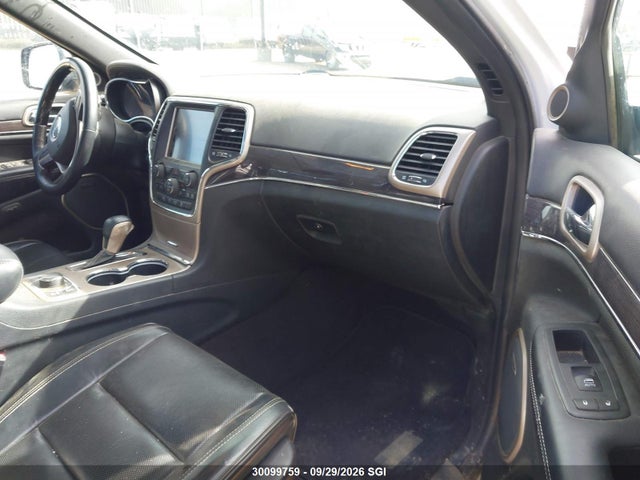 2016 Jeep Grand Cherokee Overland მანქანა იყიდება აუქციონზე, vin: 1C4RJFCTXGC457081, აუქციონის ნომერი: 30099759