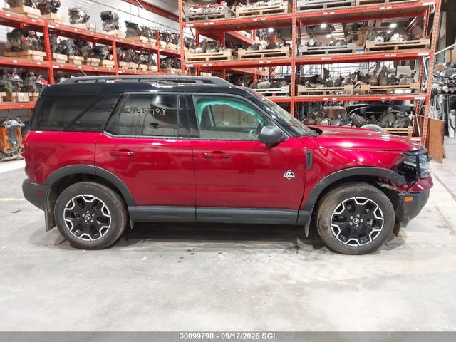 2025 Ford Bronco Sport Outer Banks მანქანა იყიდება აუქციონზე, vin: 3FMCR9CN8SRE13149, აუქციონის ნომერი: 30099798