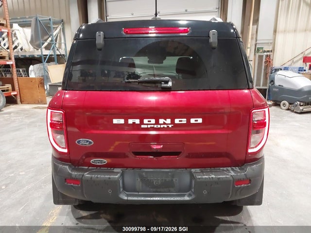 2025 Ford Bronco Sport Outer Banks მანქანა იყიდება აუქციონზე, vin: 3FMCR9CN8SRE13149, აუქციონის ნომერი: 30099798