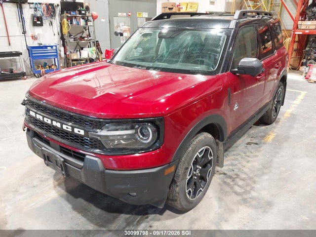 2025 Ford Bronco Sport Outer Banks მანქანა იყიდება აუქციონზე, vin: 3FMCR9CN8SRE13149, აუქციონის ნომერი: 30099798