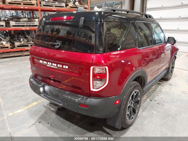 2025 Ford Bronco Sport Outer Banks მანქანა იყიდება აუქციონზე, vin: 3FMCR9CN8SRE13149, აუქციონის ნომერი: 30099798