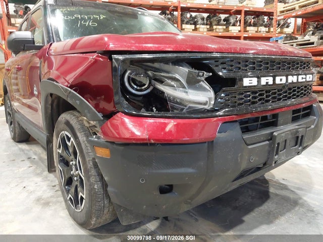 2025 Ford Bronco Sport Outer Banks მანქანა იყიდება აუქციონზე, vin: 3FMCR9CN8SRE13149, აუქციონის ნომერი: 30099798