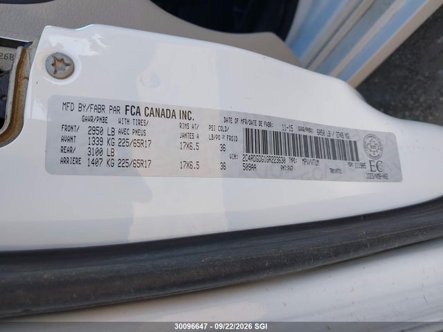Продаж на аукціоні авто 2016 Dodge Grand Caravan Crew, vin: 2C4RDGDG1GR223630, номер лоту: 30096647
