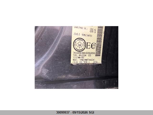 Продаж на аукціоні авто 2011 Nissan Armada Sv/sl/platinum, vin: 5N1AA0NC8BN606006, номер лоту: 30099937