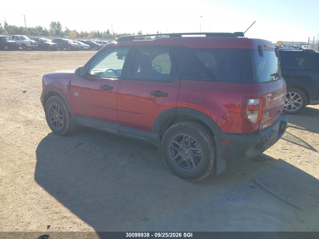 30099938 :رقم المزاد ، 3FMCR9BN6SRF32657 vin ، 2025 Ford Bronco Sport Big Bend مزاد بيع