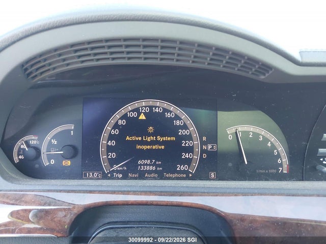Aukcja sprzedaży 2007 Mercedes-benz S 550, vin: WDDNG71X67A044228, numer aukcji: 30099992