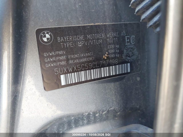 Продаж на аукціоні авто 2012 Bmw X3 Xdrive28i, vin: 5UXWX5C59CL717198, номер лоту: 30099224