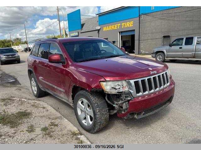 Auction sale of the 2011 Jeep Grand Cherokee Laredo, vin: 1J4RR4GGXBC537834, lot number: 30100036